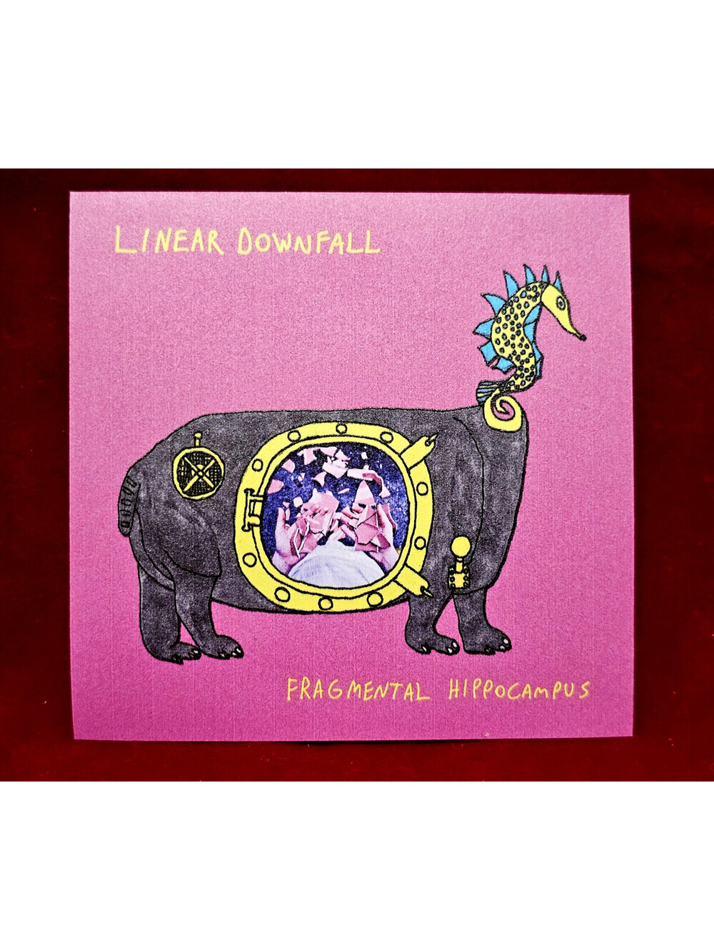 LINEAR DOWNFALL - Fragmental Hippocampus 4x4" Promo Sticker
